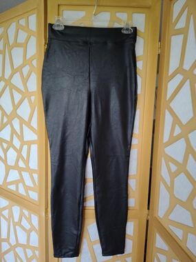 Express Black Faux Leather Leggings
